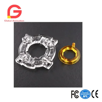 

2 Pcs Octagonal Restrictor Plate, 8 Way Octagonal Joystick Gate For Arcade DIY, Raspberry Pi, MAME Cabinat Project