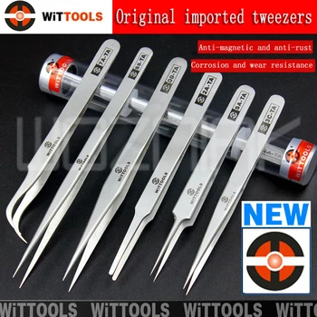 

WIT special anti-static Tweezers Mobile Phone or Watch Repair Tools Anti-acid Super Sharp Forceps Holding Small Items