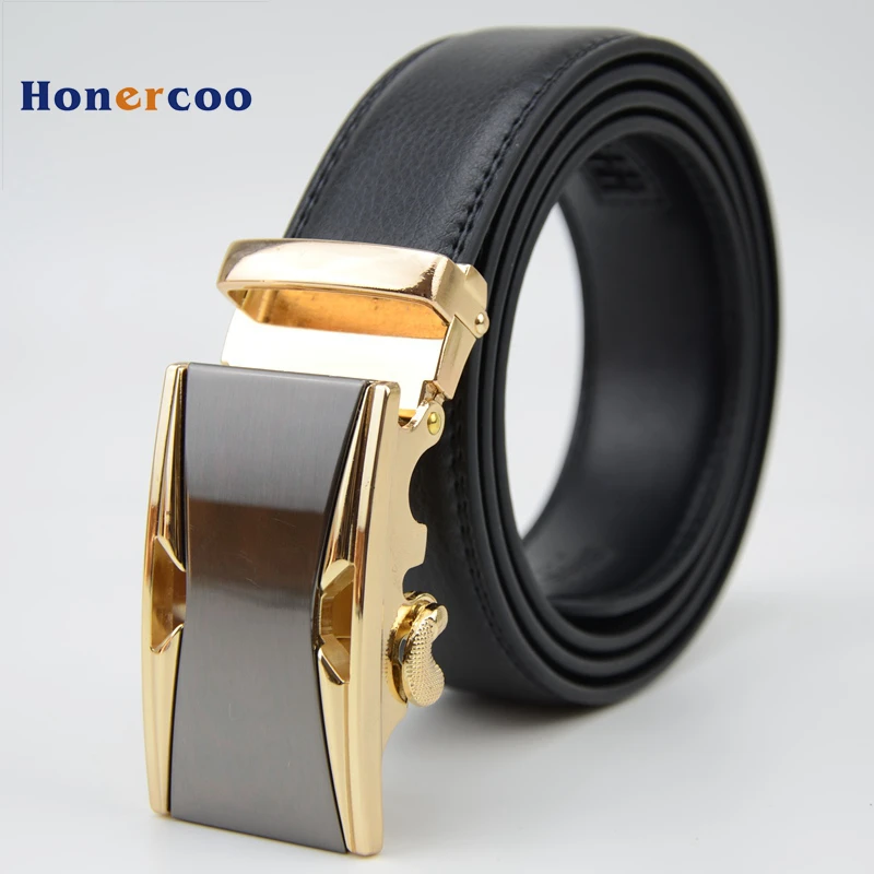 Famous Brand Belt Men Good Quality Cowskin Genuine Luxury Leather Men