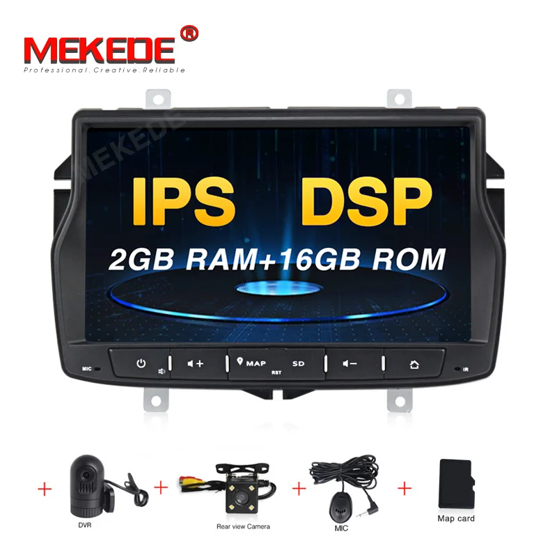 

HD BT 8" Android 9.0 Car DVD Player for Lada Vesta Car dvd player gps Navigation Radio BT WIFI Support Navitel Map for Russian