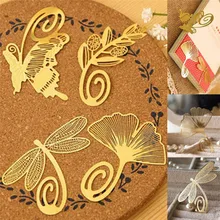 1 шт. мини чтения золотой тон Романтический Металл Зажимы Закладки книги Марка для Книги искусств этикетке большим подарки для BOOKWORM дети