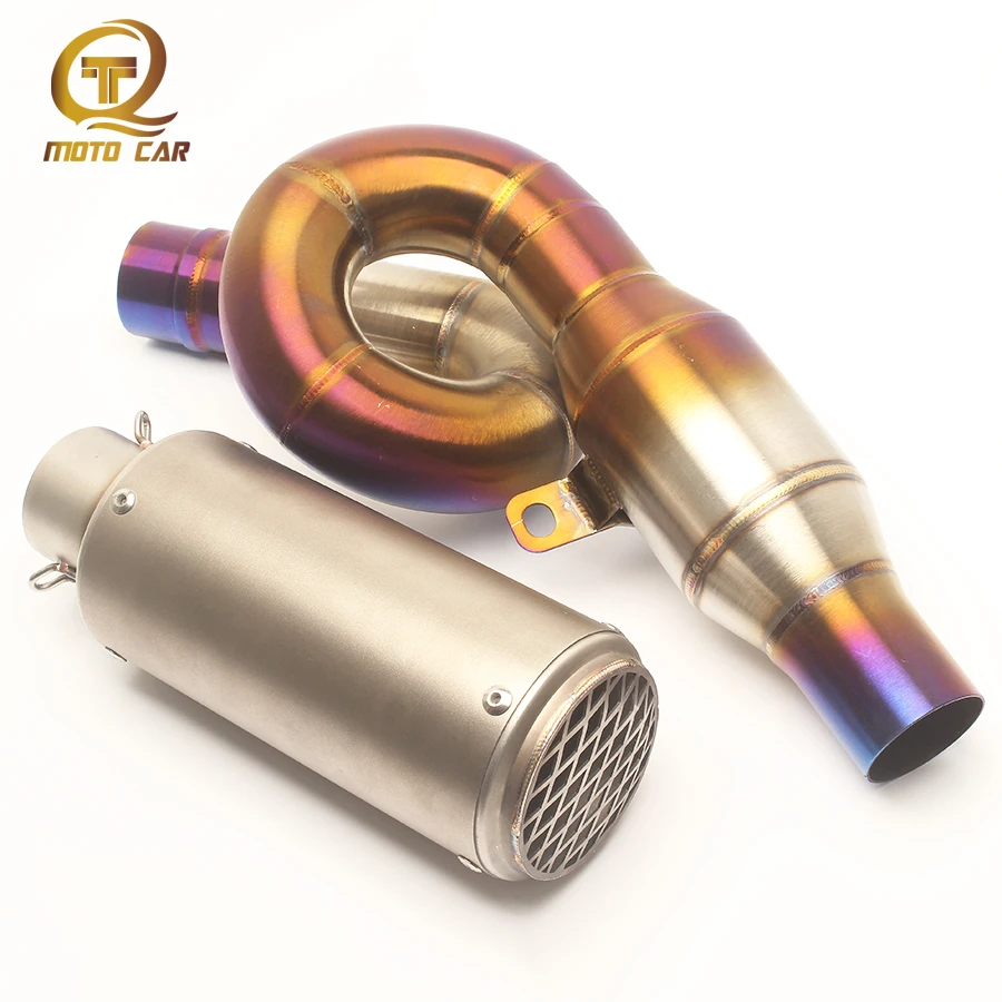 

Motorcycle Exhaust Pipe Muffler DB Killer Escape Moto Connect Pipe for Kawasaki Z800 Full Exhaust Systems Motorbike Accessories