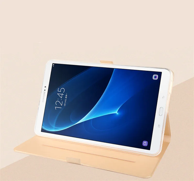 Ультратонкий чехол для Samsung Galaxy Tab A 10 1 2016 T585 T580 умный из искусственной кожи мягкий