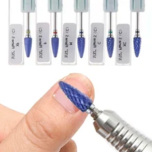 1 шт. сверло для ногтей полировальный керамический фреза монтируемый точильный камень с головкой Электрический инструмент для маникюра педикюра