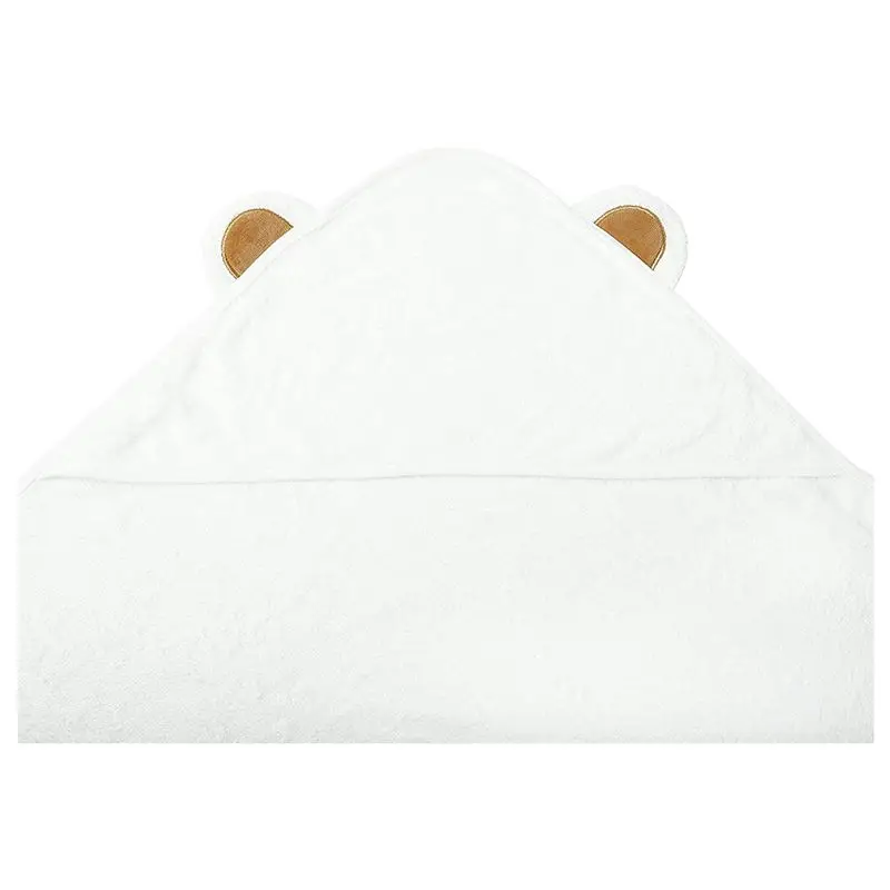

Extra Soft Rayon from Bamboo Baby Hooded Towel | Super Absorbent and Hypoallergenic | Sized for Infant and Toddler