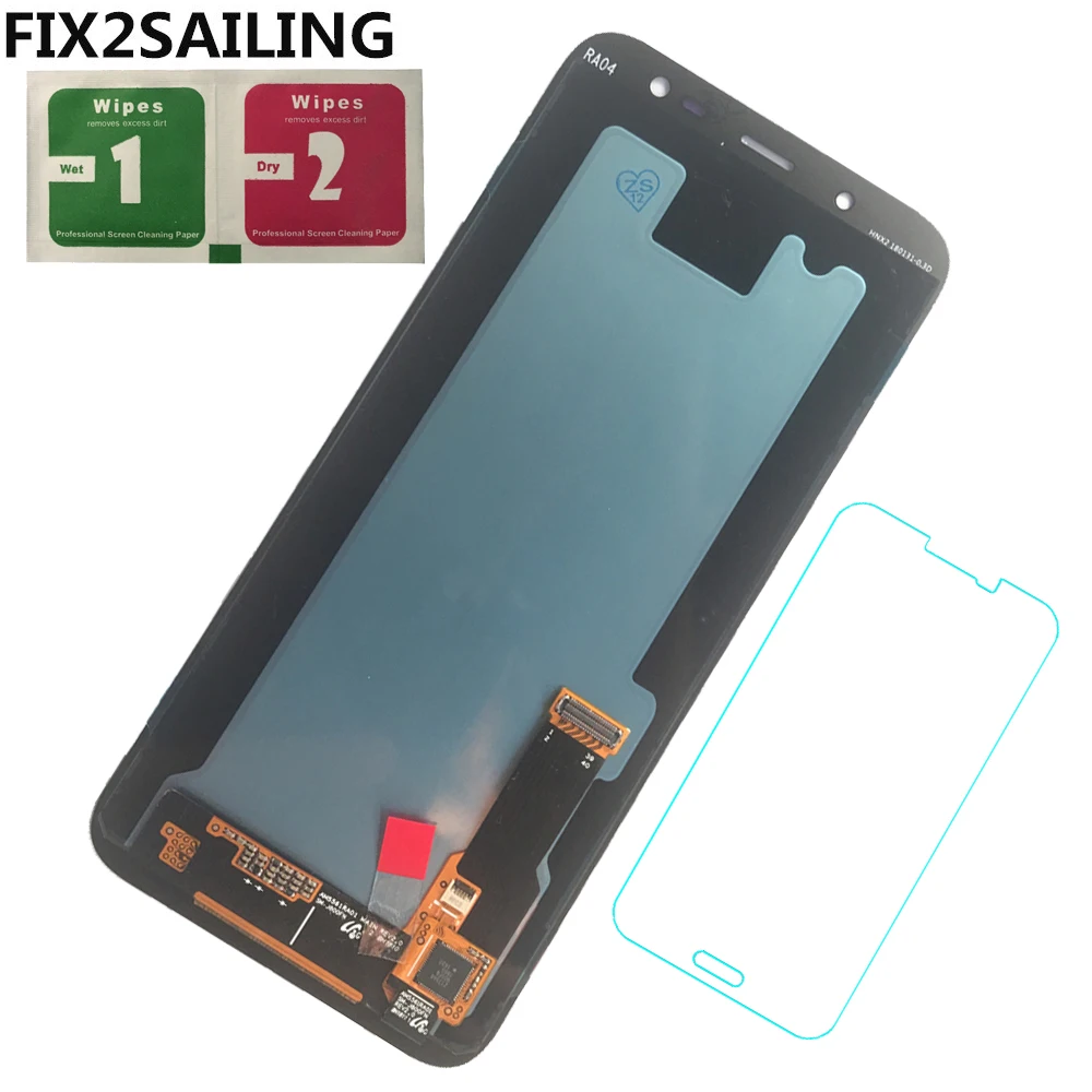 

5.6'' Super AMOLED LCD J6 For Samsung Galaxy J6 2018 J600F J600G Display With Touch Screen Assembly Replacement Parts