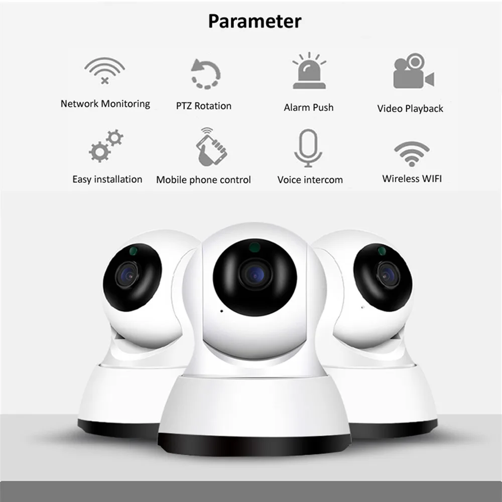 

2019 Wireless Security Camera IP Camera WIFI Home CCTV Camera 1080P 720P Audio Surveillance P2P Night Vision Baby Monitor Cam