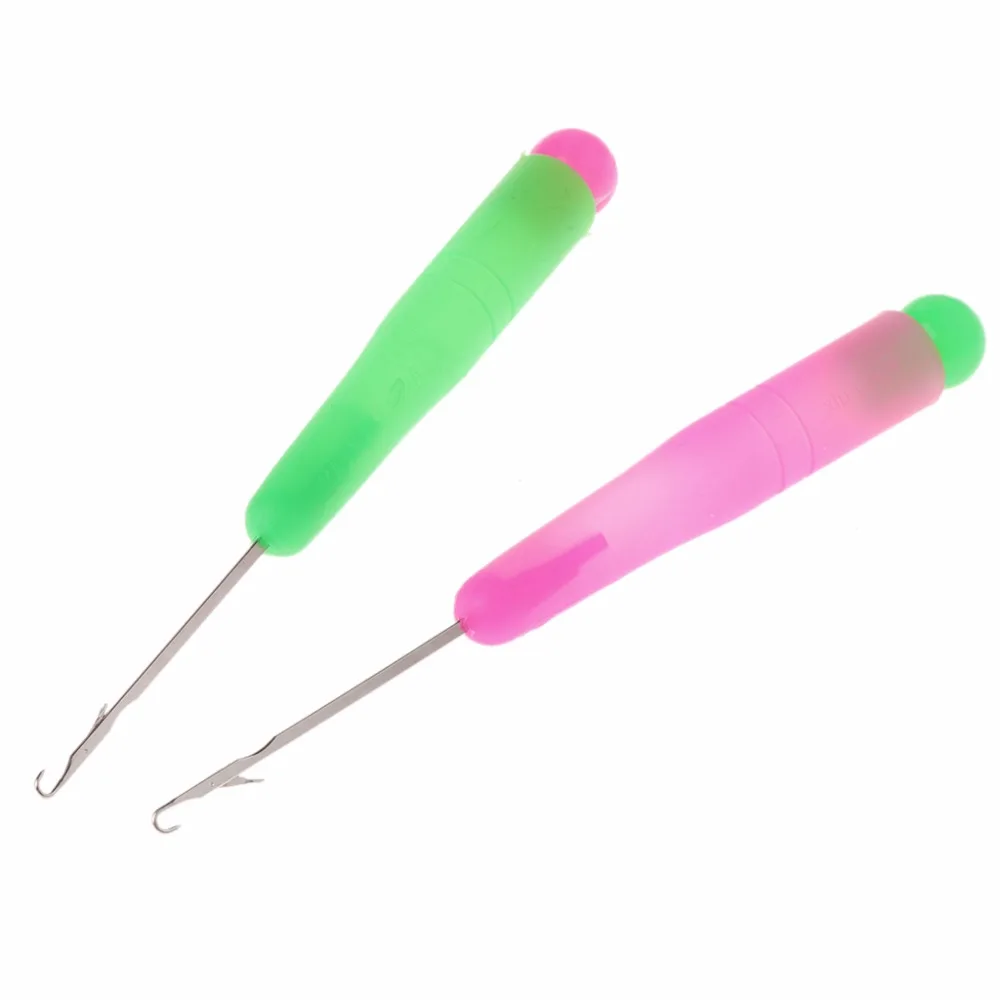 

Hair Extension Needle Crochet Hook Braid Tie Weaving Knitting Pulling Wig Tools Hair Styling Accessory Hook Needle 1Pc