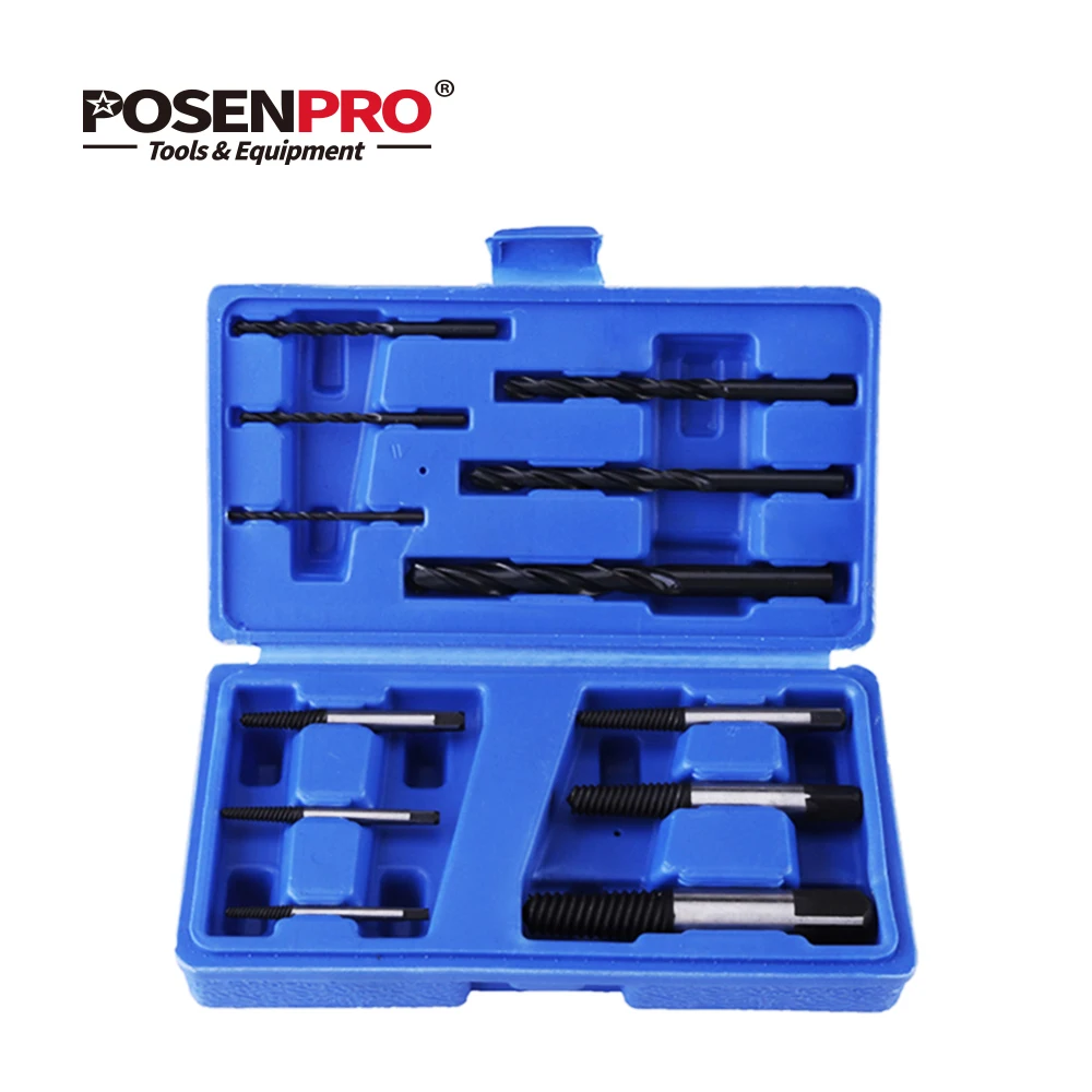 POSENPRO 12 шт./компл. HSS4241 разбитая голова винтовой экстрактор опорные биты