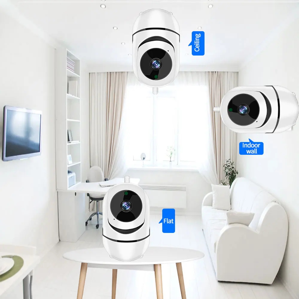 Беспроводная Wi Fi IP камера 1080P ночное видение видеонаблюдения облачная 720p 2mp 1mp PTZ