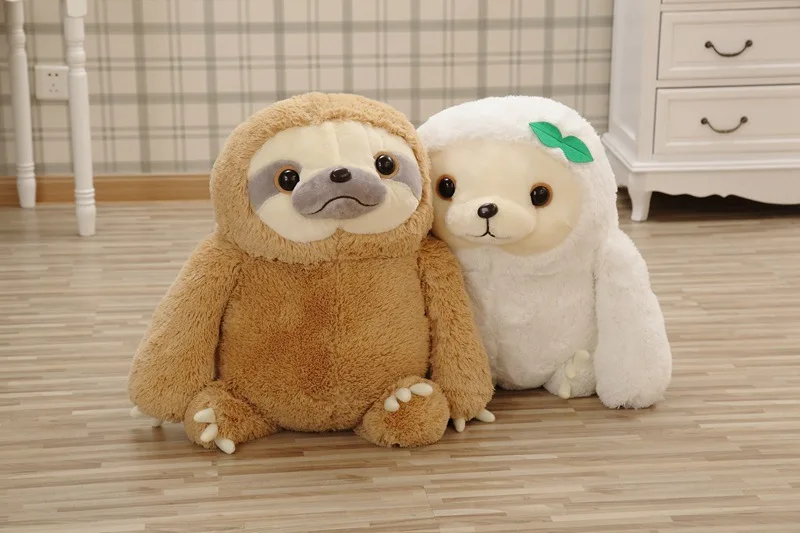 

19.6"50CM Simulation Sloth Baby Doll Lifelike Sloth Plush Toys Stuffed Dolls Kids Toys Cushion Pillow Gift For Kids Friends