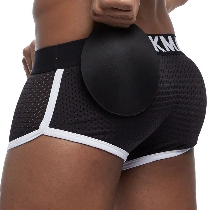 Сексуальное мужское нижнее белье JOCKMAIL боксеры из дышащей сетки с мягкой