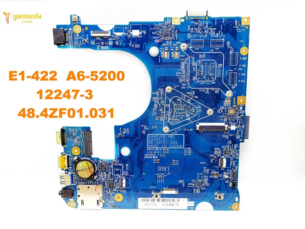 Для ACER E1-422 Материнская плата ноутбука E1-422 A6-5200 12247-3 48.4ZF01.031 испытанное хорошее