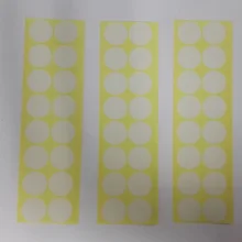 500 шт белая Скрапбукинг простая крафт-бумага круглая наклейка печенья/торта/подарочные этикетки наклейка s кухонные сладости вечерние наклейки