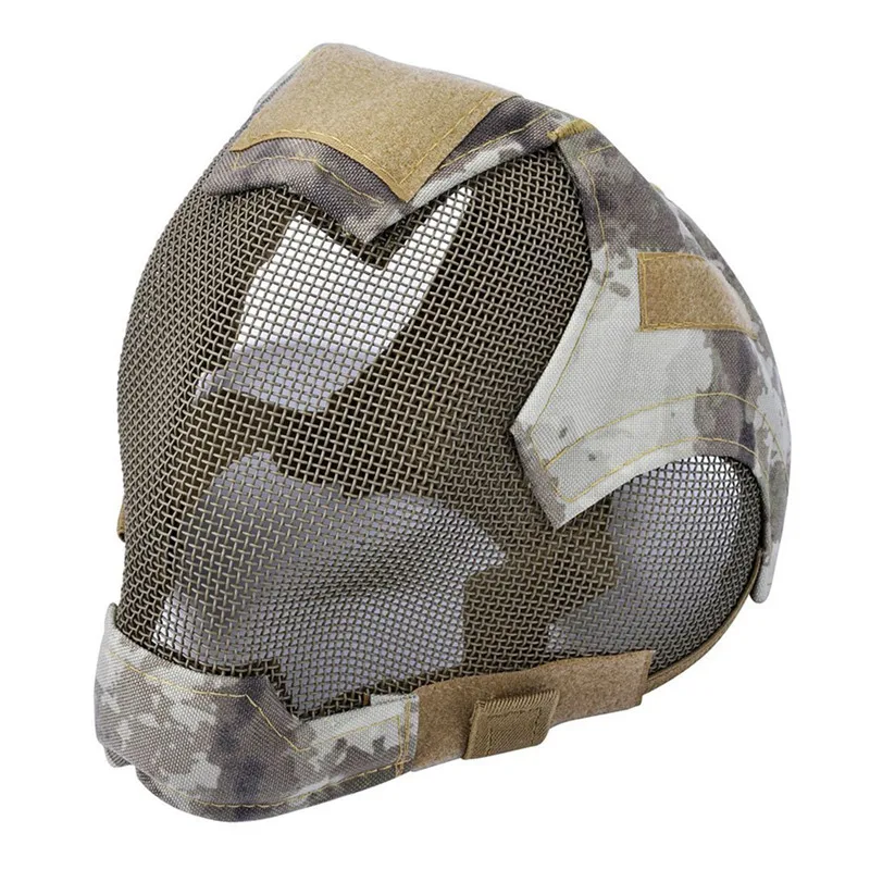 

Outdoor Airsoft Mask protective full-face fencing Steel Mesh mask