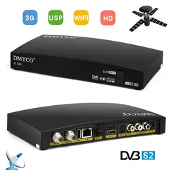 DVB-S2 D4S PRO Спутниковый ресивер рецепторов HD спутникового ТВ приемник D4S декодер Поддержка 3g WI-FI PowerVu Biss ключ YouTube