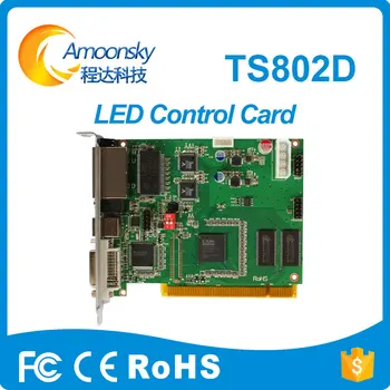 

linsn ts802d sending card ful color led video display synchronous led video card ts802 original factory directly supply