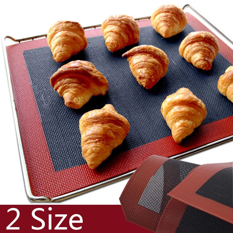 

1Pcs New Perforated Non-Stick Silicone Silpat Baking Mat Baking Oven Sheet Liner for Macaroon/Bread/ /Biscuits Kitchen Bakeware