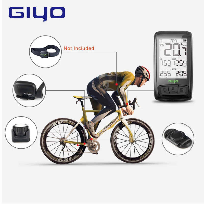 Wireless Bluetooth4.0 Bicycle Computer Mount Holder Bicycle Speedometer Speed/Cadence Sensor Waterproof Cycling Bike Computer Wireless Bluetooth4.0 Bicycle Computer Mount Holder Bicycle Speedometer Speed/Cadence Sensor Waterproof Cycling Bike Computer
