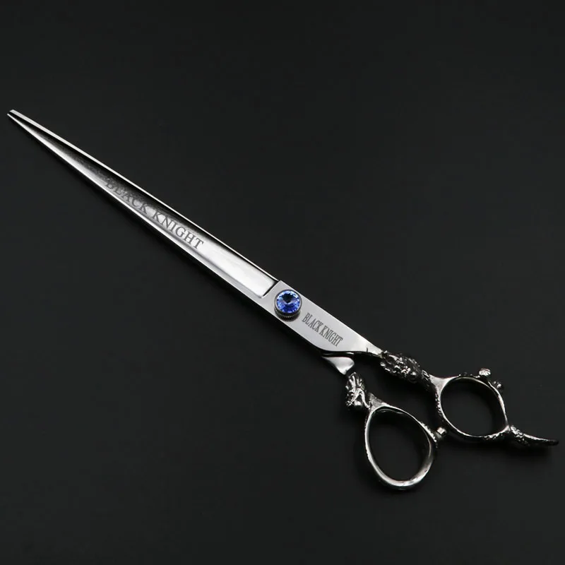 Lidar com Salão de Beleza Tesouras do Cabelo Polegada Profissional Cabeleireiro Tesoura Personalidade Safira Dragão Barbeiro Dedicado 9 6 Cheap Tesouras de cabelo
