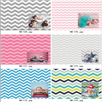 

Chevrons Wall Newborn Baby Portrait Photography Backdrops Computer Printed Photographic Background for Photo Studio