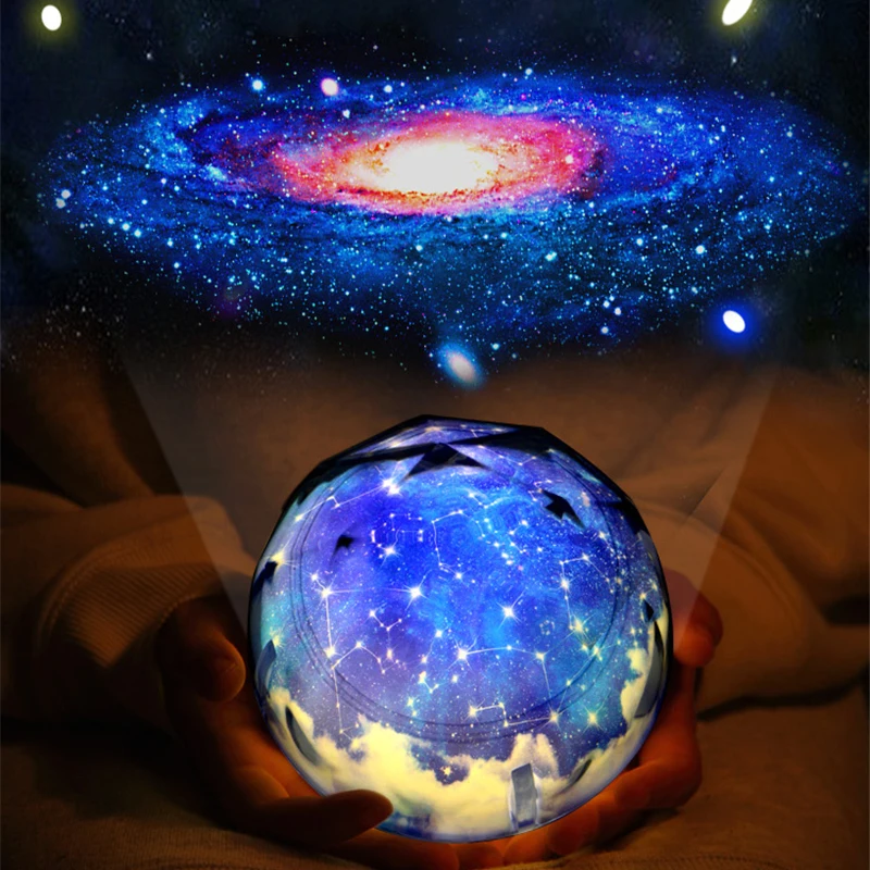 Stars Starry Sky LED Night Light Projector Luminaria Moon ...