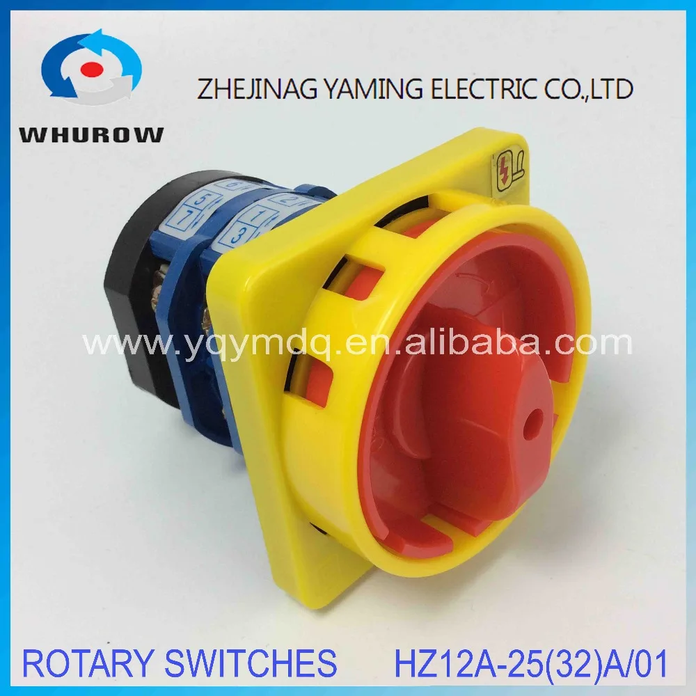 

Rotary switch 2 postion off-on padlock 2 poles 25A 32A HZ12A-32/01 with pole universal power cut off switch urgent stop
