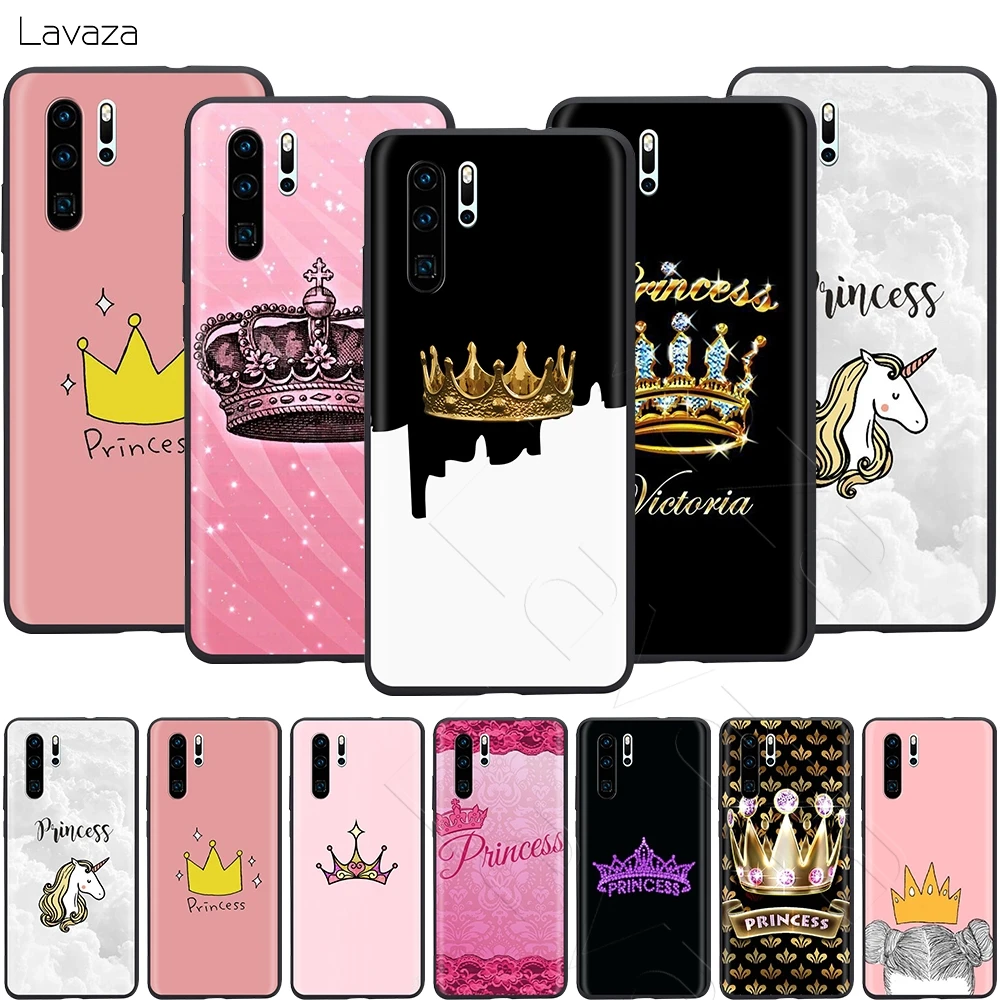 Lavaza Princess Crown Чехол для Huawei Mate Y7 Y9 P8 P9 P10 P20 P30 P40 Max Lite Pro P Smart Mini |
