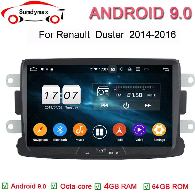 Sale Capacitive screen GPS Navigator android 9.0 For RENAULT DUSTER Dacia Logan Sandero Xray 2 Car DVD Central Cassette Player map 0 Sale Capacitive screen GPS Navigator android 9.0 For RENAULT DUSTER Dacia Logan Sandero Xray 2 Car DVD Central Cassette Player map 0