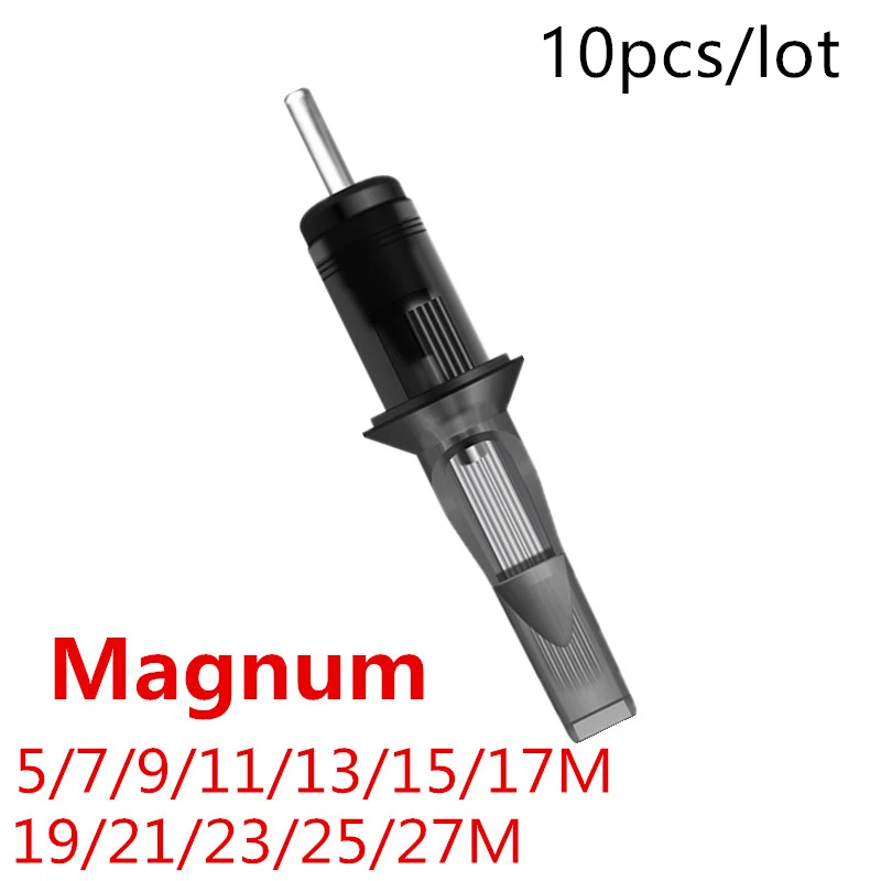 

10pcs BIGWASP Grey Magnums Disposable Semi Permanent Makeup Tattoo Cartridge Needles Supply 5M/7M/9M/11M/13M/15M/17M/19M/21M/23M