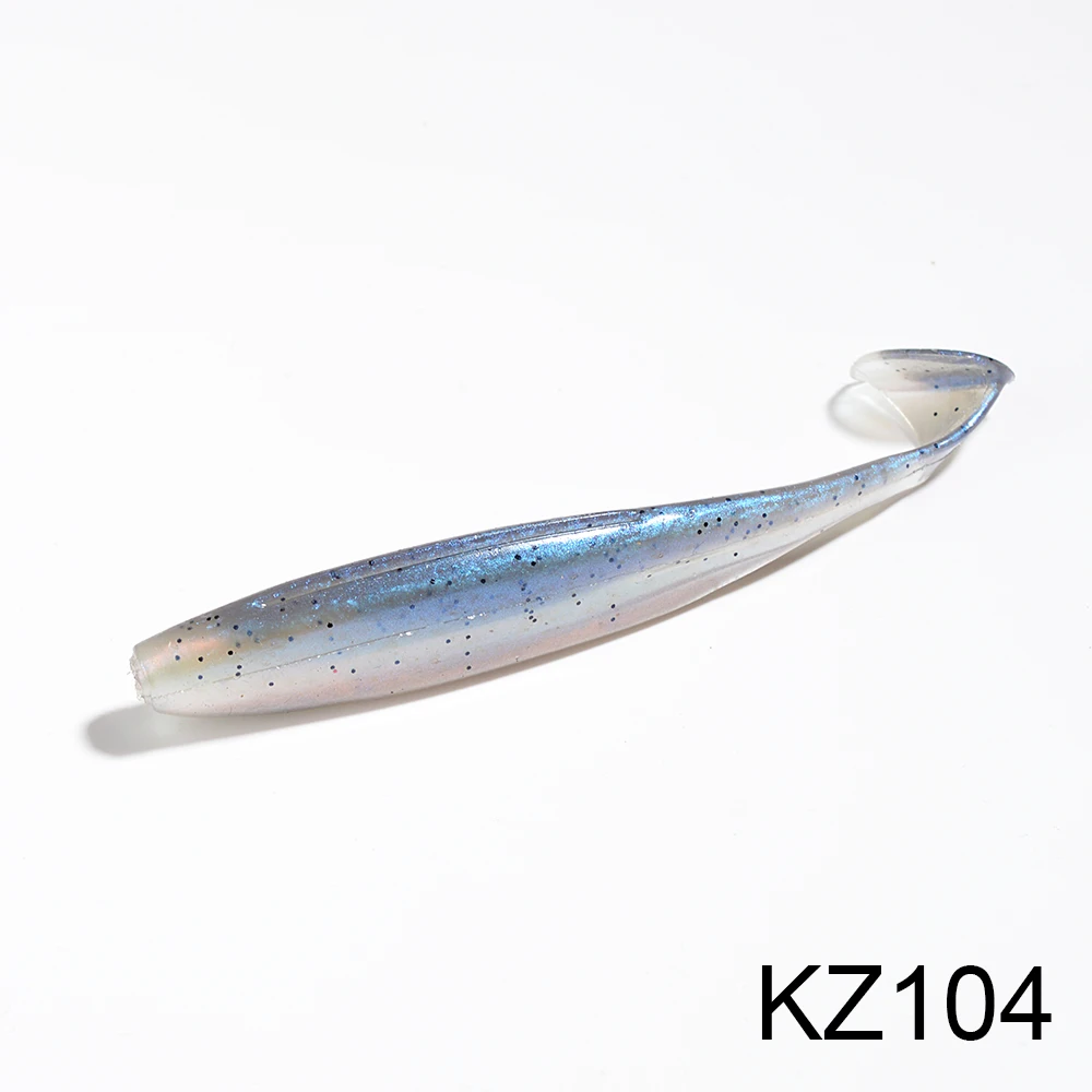 Heronking Easy shiner Shad 50 мм 70 мм 90 мм рыболовная Мягкая приманка Воблер для ловли карпа T Tail Swimbait искусственные силиконовые приманки для окуня - Цвет: kz104