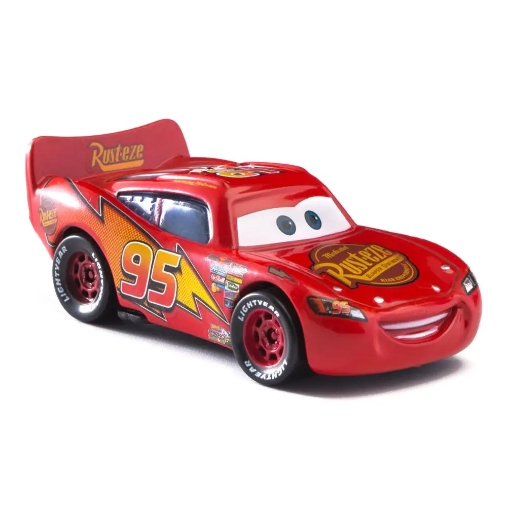 

Disney Pixar Cars 3 Lightning McQueen Blue Jackson Storm Mater 1:55 Diecast Metal Alloy Model Car Toy Children Gift Boys
