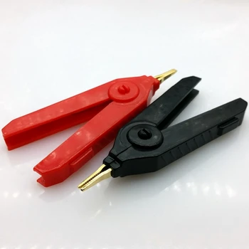 

4pcs/lot Alligator Clip 4 Wire Type LCR Clip Kelvin Test Clip Opening 10mm