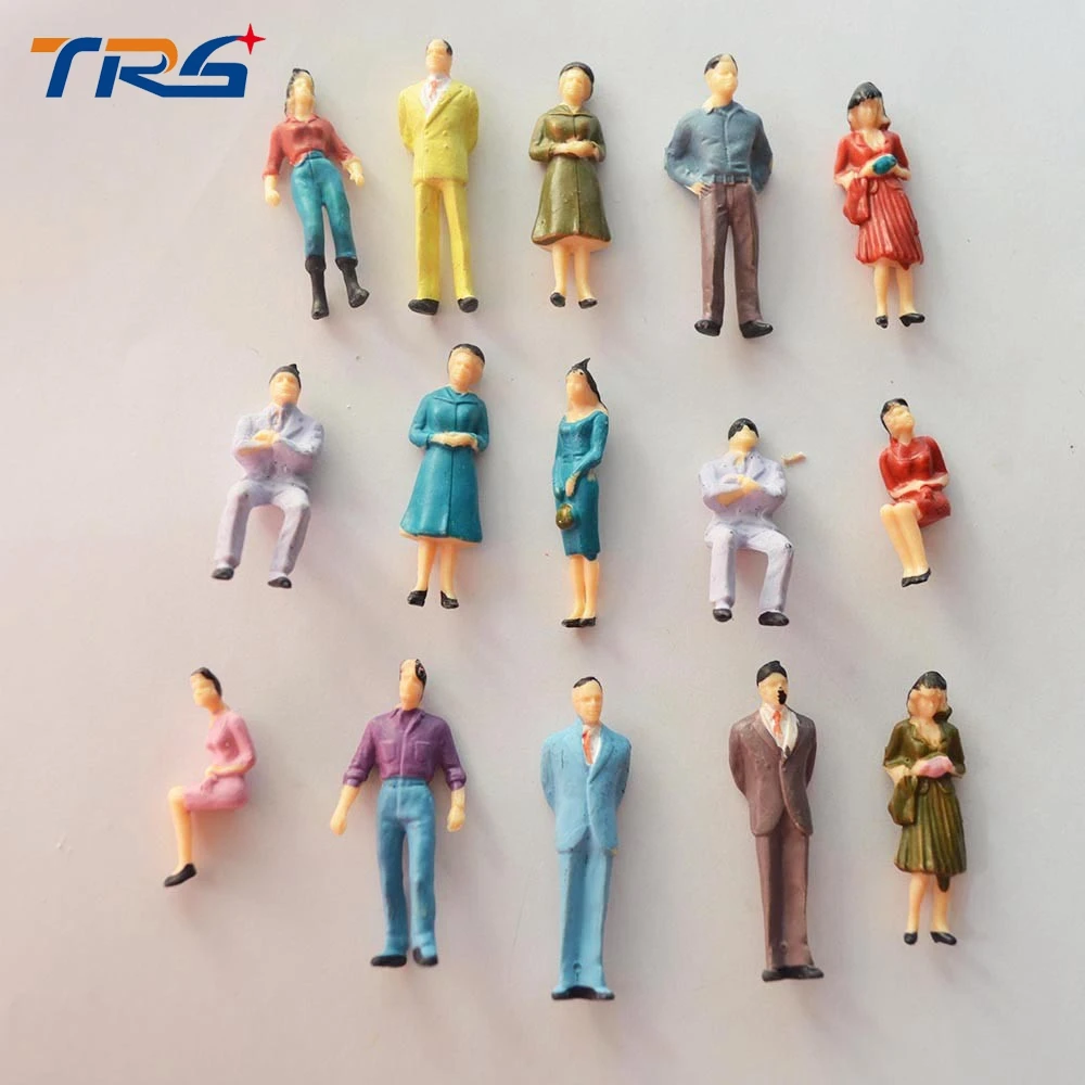 100 шт. масштаб 1:50 поезд для строительства людей|people figures|model trainscale train |