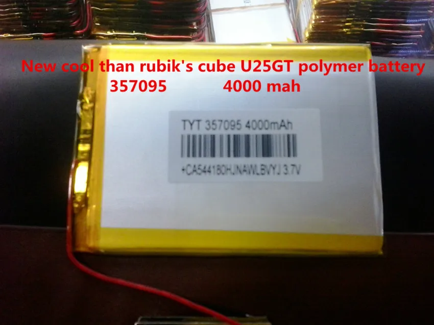 3,7 V 4000 mah(полимер литий-ионный аккумулятор) литий-ионный аккумулятор для планшетных ПК 7 дюймов MP3 MP4 [357095]