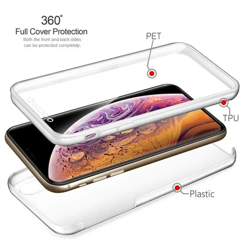 

Applicable to Galaxy S10 phone shell 360 degree all-inclusive PC hard shell Galaxy S8 ultra-thin anti-fall S9 protective cover