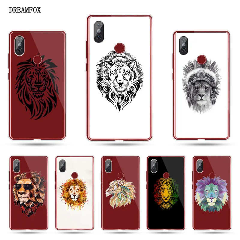 DREAMFOX N121 Лев Мягкий силиконовый чехол из ТПУ для Xiaomi mi x 3 A1 A2 5C 5X6 6X8 9 Lite SE играть