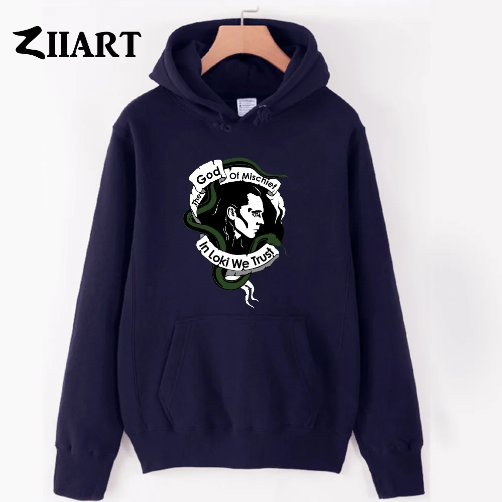 В loki we trust the god of mischief винтажная одежда для портретной пары мужские флисовые