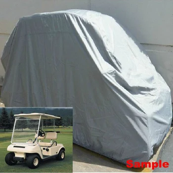 

2/4 Passenger Cart Cover For Golf Cart Car Cover Waterproof UV Resistant Easy-On Covers For Yamaha Club Car EZ-GO Protector