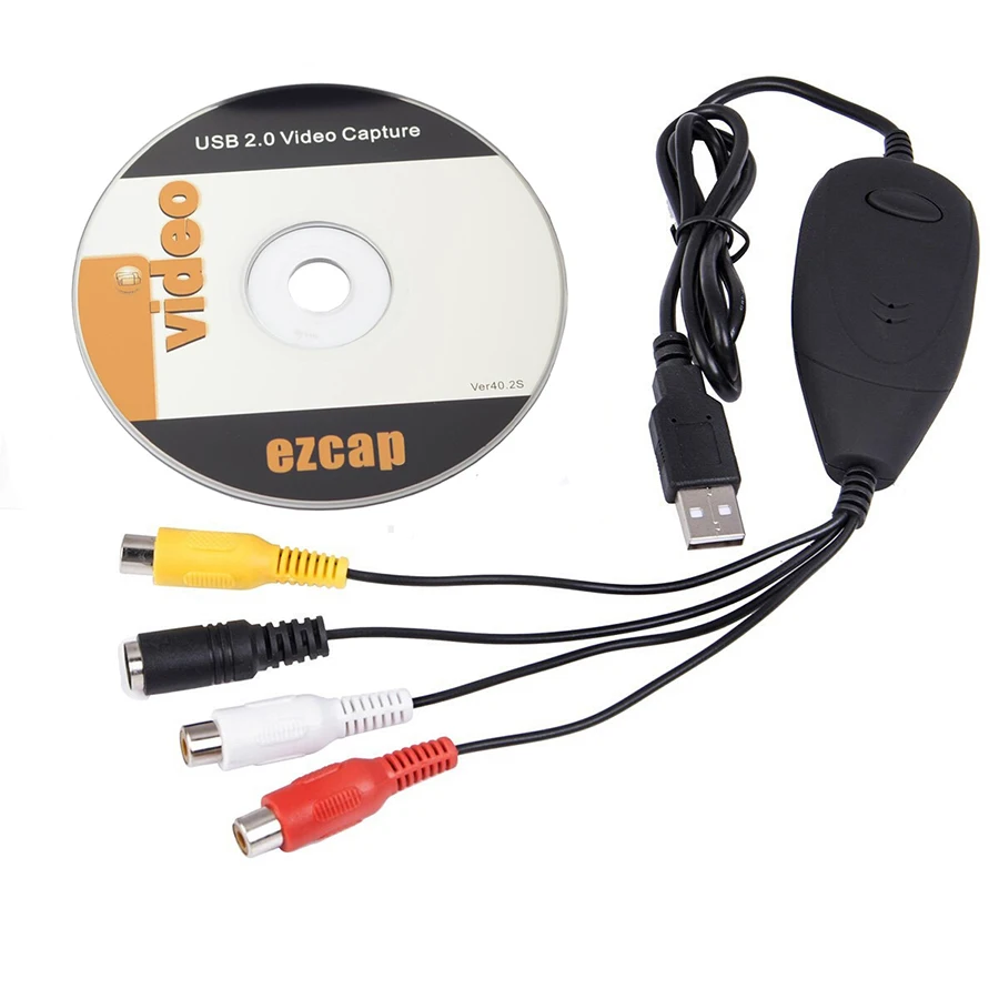 

USB Audio Video Grabber Capture,Convert Analog video from VHS,Video recorder,camcorder,DVD ,Support Win7/8/10