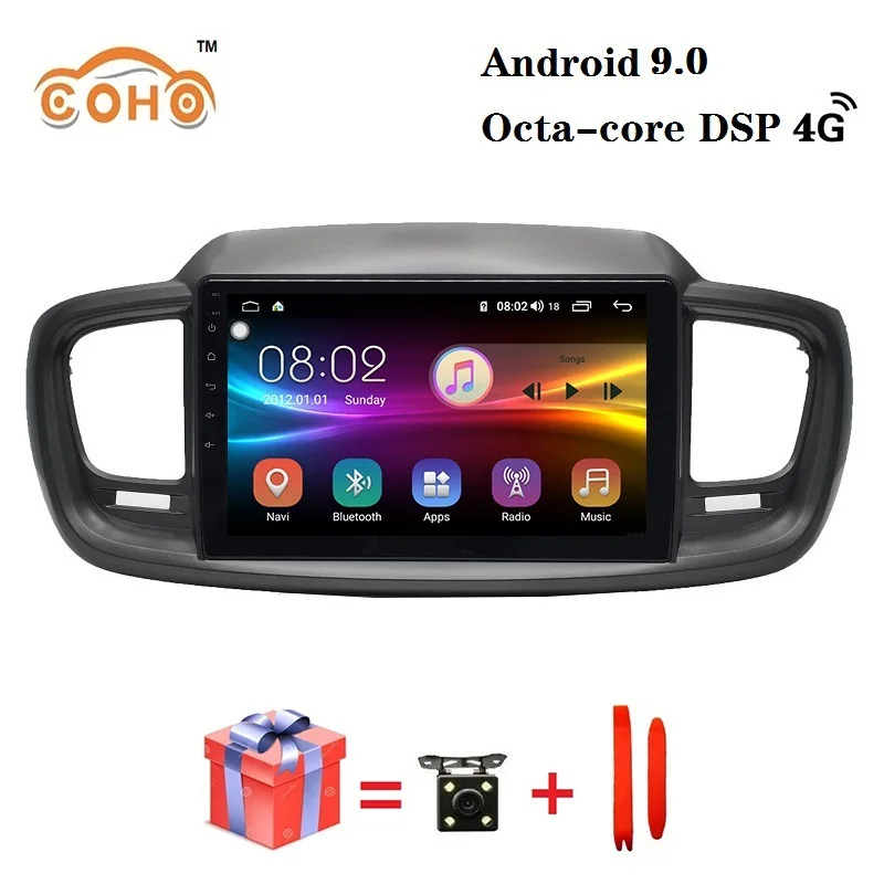 

Sorento RHD Android 9.0 8-core 4+64G Car audio 4G SIM 1 din BT GPS radio android for KIA Sorento 2015-2018