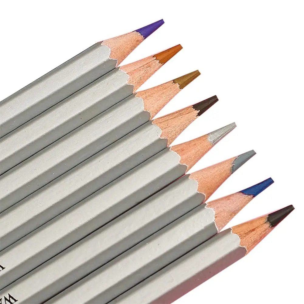 

New Arrival 4/8Pcs Water Color Wooden Pencils Drawing Graffiti Art Student Painting Pen