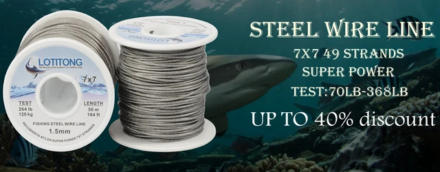 Fishing Leader Line 50m Fishing Steel Leader Wire