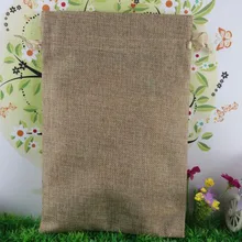 20*30 см 100 шт джутовые рождественские подарочные пакеты из хлопка и льна, мешочки из муслина, держатели для свадебной вечеринки, упаковочные сумки