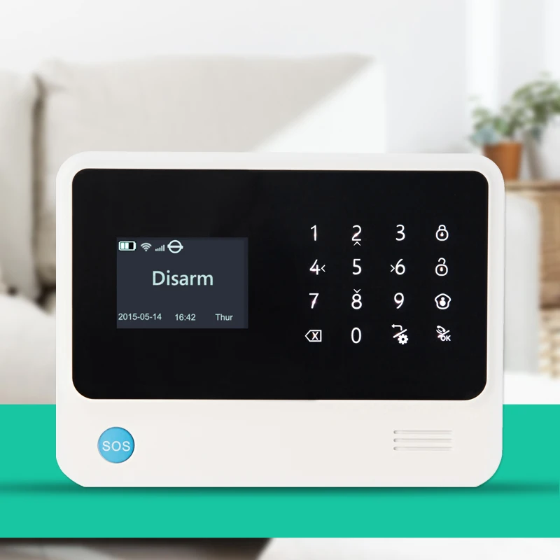 Home no monthly fee free intruder alarm system wifi&gsm two network supported APP android IOS control