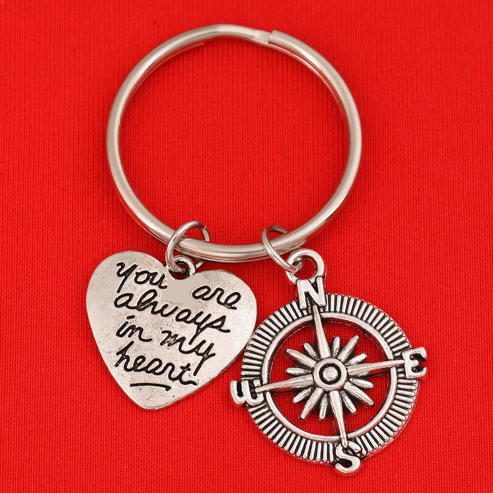 Серебряный брелок с надписью Best Friends Forever You Are always In My Heart|keychain ball|keychain with led lightkeychain