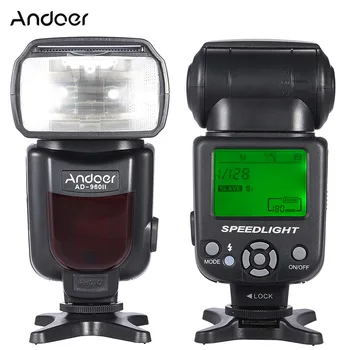 

Andoer AD-960II On-camera Flash Speedlite Flashlight GN54 Universal LCD Display Flash Light for Nikon Canon Pentax DSLR Cameras