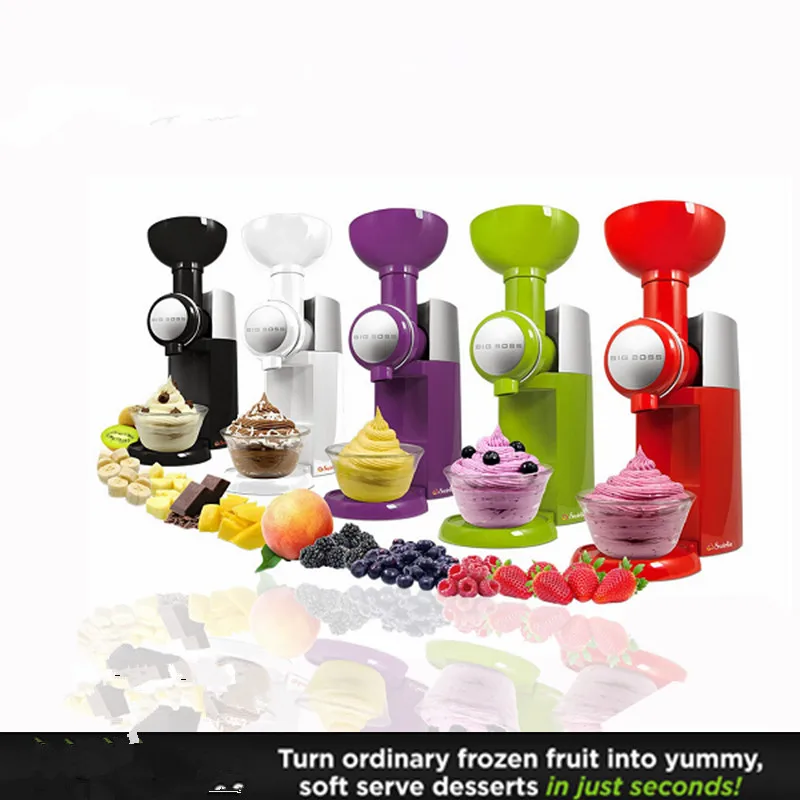 Fruit Ice Cream Machine Automatic Frozen Fruit Ice Cream Machine Dessert Milkshake Maker Fruit Ice Cream Machine Automatic Frozen Fruit Ice Cream Machine Dessert Milkshake Maker