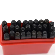 3 мм Металл Letterr Пробивной штамповки Набор для изготовления ювелирных изделий от A до Z стальная штамповка