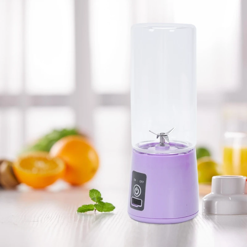 EAS-420Ml портативный сок блендер Usb соковыжималка чашки многофункциональный Миксер для фруктов 4 лезвия смешивая машина смузи детская еда